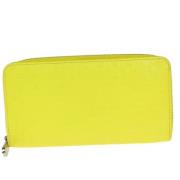 Louis Vuitton Vintage Pre-owned Laeder plnbcker Yellow, Dam