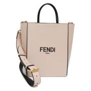 Fendi Vintage Pre-owned Laeder handvskor Beige, Dam