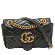 Gucci Vintage Pre-owned Laeder gucci-vskor Black, Dam