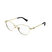 Gucci Guldram Solglasögon Gg1595O 001 Yellow, Unisex