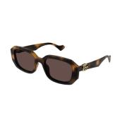 Gucci Brun Havana Solglasögon Gg1535S 002 Brown, Unisex