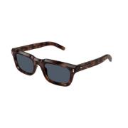 Gucci Blå Havana Solglasögon Gg1524S Brown, Unisex