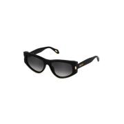 Just Cavalli Svart Blank Solglasögon Rök Gradient Linser Black, Unisex