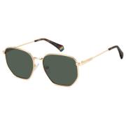 Polaroid Gold/Green Sunglasses PLD 6214/S/X Yellow, Unisex