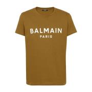 Balmain T-Shirts Green, Herr