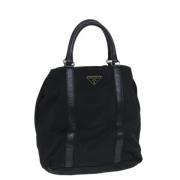 Prada Vintage Pre-owned Tyg prada-vskor Black, Dam