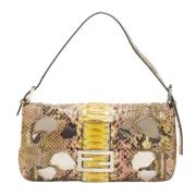 Fendi Vintage Pre-owned Laeder handvskor Multicolor, Dam