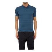 Corneliani Klassisk Polo Tröja för Män Blue, Herr