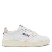 Autry Vintage Låga Sneakers Medalist Stil White, Dam