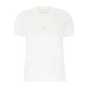 Givenchy Slim fit t-shirt i bomull med 4G-detalj White, Dam