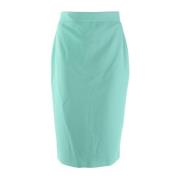 Pinko Grön kjol med polyester och elastan Green, Dam