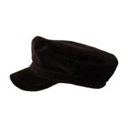 LOW Classic Minimalist Newsboy Cap Brown, Dam