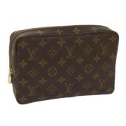 Louis Vuitton Vintage Pre-owned Canvas kuvertvskor Brown, Dam