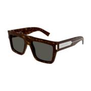 Saint Laurent Snygg Läder Axelväska Brown, Unisex