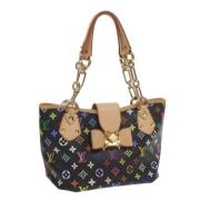 Louis Vuitton Vintage Pre-owned Canvas axelremsvskor Multicolor, Dam