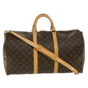 Louis Vuitton Vintage Pre-owned Canvas handvskor Brown, Dam