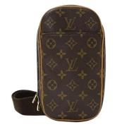 Louis Vuitton Vintage Pre-owned Canvas kuvertvskor Brown, Dam