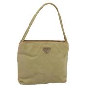 Prada Vintage Pre-owned Nylon totevskor Green, Dam