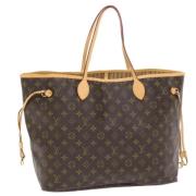 Louis Vuitton Vintage Pre-owned Canvas axelremsvskor Brown, Dam