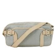 Salvatore Ferragamo Pre-owned Pre-owned Canvas axelremsvskor Beige, Da...