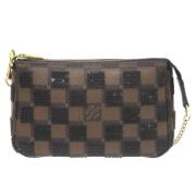 Louis Vuitton Vintage Pre-owned Canvas kuvertvskor Brown, Dam