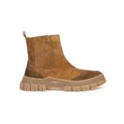 Max Mara Weekend Mocka Ankelboots Genepi Beige, Dam