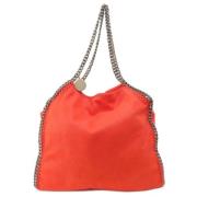 Stella McCartney Pre-owned Pre-owned Tyg totevskor Orange, Dam