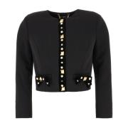 Elisabetta Franchi Stiliga Jackor & Västar Kollektion Black, Dam