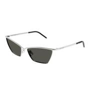 Saint Laurent Cat-Eye Metallram Glasögon Gray, Herr