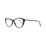 Emilio Pucci Stiliga Cat Eye Optiska Ramar Black, Dam