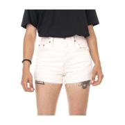 Levi's Denim Bermuda Shorts Vår Sommar Pink, Dam