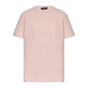 Versace T-shirt med logotyp Pink, Dam