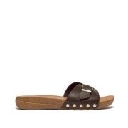 Fitflop Bekväma Kuddsandal Brown, Dam