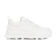 Jil Sander Vita Läder Låga Sneakers White, Herr