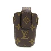 Louis Vuitton Vintage Pre-owned Canvas nyckelhllare Brown, Dam