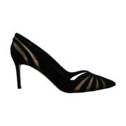 Aquazzura Svarta klack sandaler Black, Dam