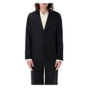 Séfr Svart Power Blazer Jacka Black, Herr