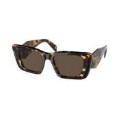 Prada Beige Solglasögon Modell 08Ys 01V8C1 Brown, Dam