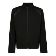 Herno Andningsbar Jersey Voile Crêpe Jacka Black, Herr