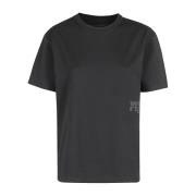 T by Alexander Wang Essentiell Kortärmad T-shirt Black, Dam