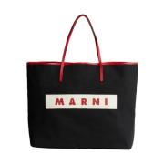 Marni Stilren Shoppingväska Black, Dam