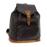 Louis Vuitton Vintage Pre-owned Canvas ryggsckar Brown, Dam