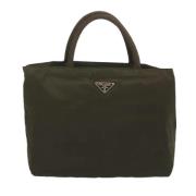 Prada Vintage Pre-owned Bomull prada-vskor Green, Dam