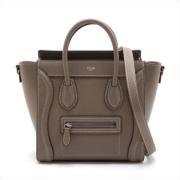 Celine Vintage Pre-owned Laeder handvskor Gray, Dam