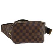 Louis Vuitton Vintage Pre-owned Canvas axelremsvskor Brown, Dam