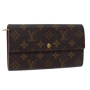 Louis Vuitton Vintage Pre-owned Canvas kuvertvskor Brown, Dam