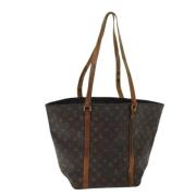 Louis Vuitton Vintage Pre-owned Canvas axelremsvskor Brown, Dam