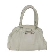 Dior Vintage Pre-owned Laeder handvskor White, Dam