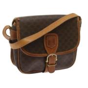 Celine Vintage Pre-owned Laeder axelremsvskor Brown, Dam