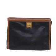 Celine Vintage Pre-owned Laeder kuvertvskor Black, Dam